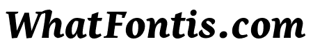 Nassim Latin Extrabold Italic