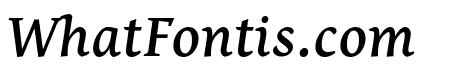 Nassim Latin Medium Italic