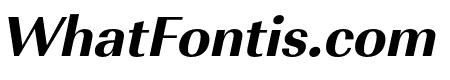 Imperial URW Extra Narrow Extra Bold Oblique