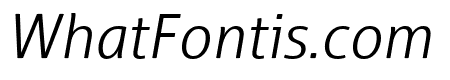 Aller Light Italic