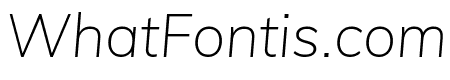 Muli ExtraLight Italic