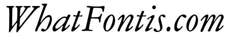 Garamond ATF Subhead Italic