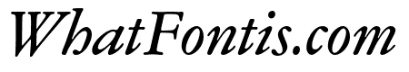 Garamond ATF Subhead Medium Italic