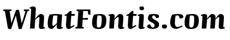Quador Display Bold Italic