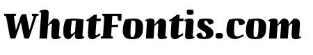 Quador Display ExtraBold Italic