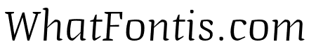 Quador Display Light Italic