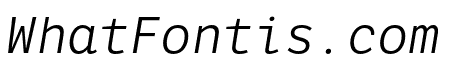 LFT Etica Mono Book Italic