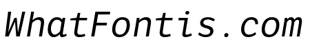 LFT Etica Mono Regular Italic