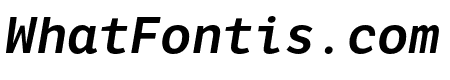 LFT Etica Mono Semibold Italic