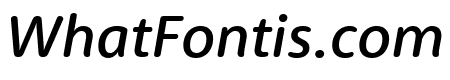 RooneySans Medium Italic