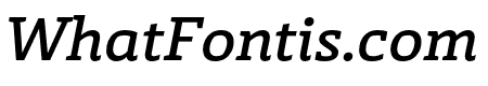Laski Slab SemiBold Italic