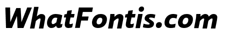 Laski Sans ExtraBold Italic