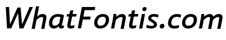 Laski Sans SemiBold Italic