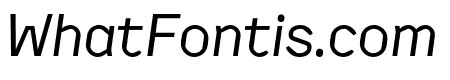 Kade Regular Italic