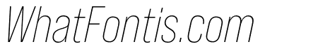 Bebas Neue Pro Light Italic