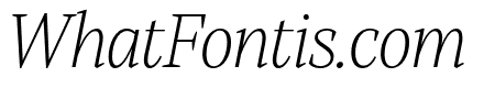 Alga Extralight Italic