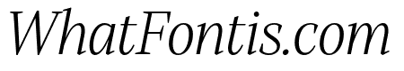 Alga Light Italic