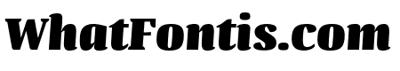 Quador UltraBold Italic