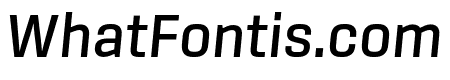Sinter Medium Italic
