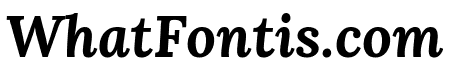 Lora Bold Italic