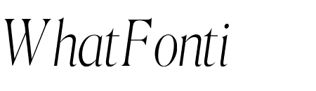 Roslindale Display Condensed Extra Light Italic