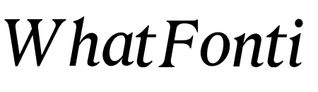 Roslindale Text Italic