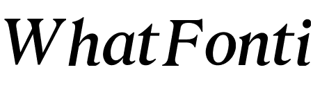 Roslindale Text Medium Italic