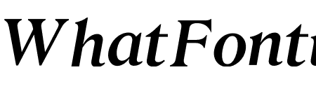 Roslindale Text Semi Bold Italic