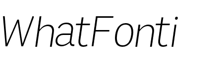 Output Sans Extra Light Italic