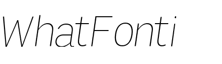 Output Sans Thin Italic