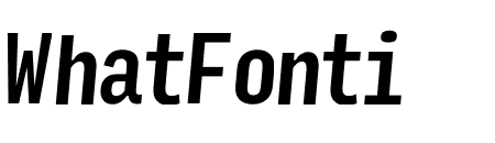 Input Mono Compressed Medium Italic
