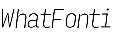 Input Mono Narrow Thin Italic