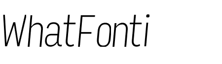 Input Sans Compressed Thin Italic