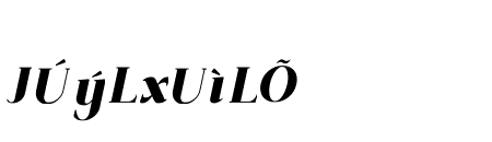 Priyati Extra Bold Italic