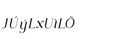 Priyati Light Italic