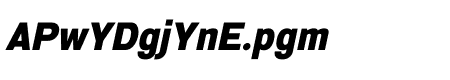 Serithai Black Italic