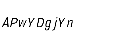 Serithai Condensed Italic