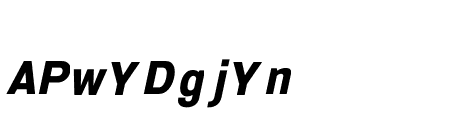 Serithai ExtraBold Italic