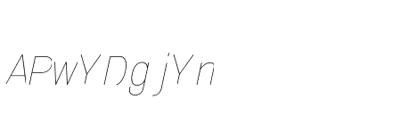 Serithai Thin Italic