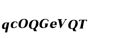 Kulachat Serif ExtraBold Italic