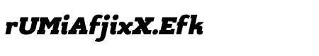Kulachat Slab Black Italic