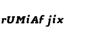 Kulachat Slab ExtraBold Italic