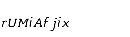 Kulachat Slab Italic