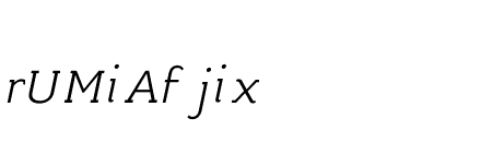 Kulachat Slab Light Italic
