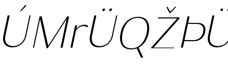 Kulachat Hc ExtraLight Italic