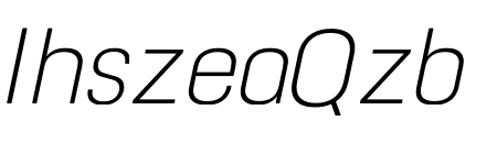 Petchlamoon ExtraLight Italic