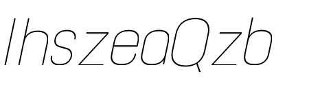 Petchlamoon Thin Italic