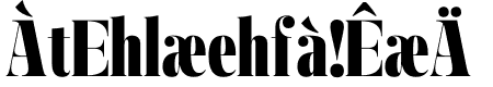 Manison Black Condensed