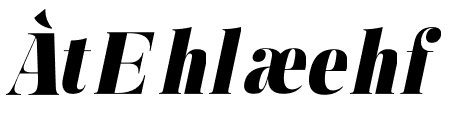 Manison Black Semi Condensed Oblique