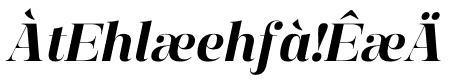 Manison Bold Italic